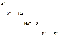 Disodium pentasulfide 化学構造式