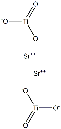 Distrontium titanate 化学構造式