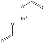 Iron(II) formate Struktur