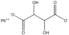 Lead(II) tartrate 化学構造式