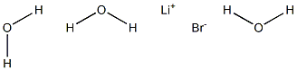 Lithium bromide trihydrate Structure