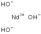 Neodymium(III) hydroxide,,结构式