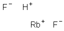 Rubidium hydrogen difluoride 化学構造式