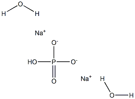 Sodium hydrogen orthophosphate dihydrate Structure