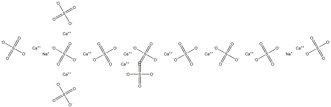 sodium pentacalcium sulfate Structure