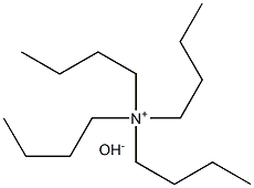 Tetrabutylammonium hydroxide 化学構造式