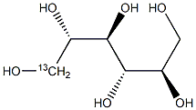 D-Galactitol-1-13C Struktur