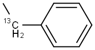 Ethyl-alpha-13C-benzene Struktur