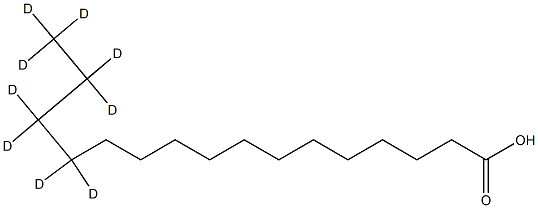 Hexadecanoic Acid-13,13,14,14,15,15,16,16,16-D9 Structure