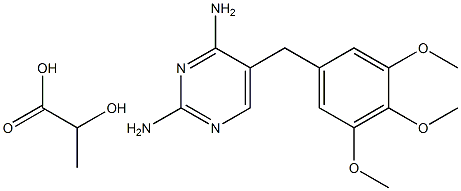  5-[(3,4,5-三甲氧基苯基)-甲基]-2,4-嘧啶二胺乳酸盐