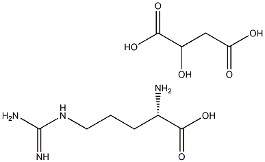 精氨酸苹果酸盐,,结构式
