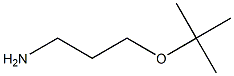 3-叔丁氧基丙胺, , 结构式