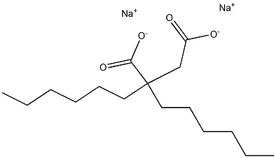 丁二酸二己酯磺酸钠,,结构式