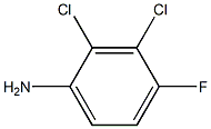 2,3-二氯-4氟苯胺, , 结构式