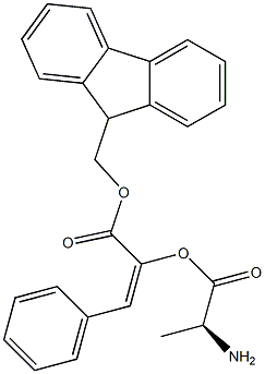 FMOC-L-styryl alanine Struktur