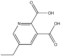 5-乙基-2,3-吡啶二羧酸 结构式