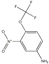 3-硝基-4-三氟甲氧基苯胺, , 结构式