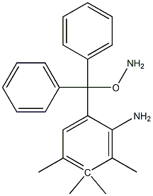 4,4-四甲基二氨基三苯甲醇 结构式