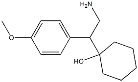 1-(4-甲氧基苯基 )-2-胺基乙基环己醇, , 结构式