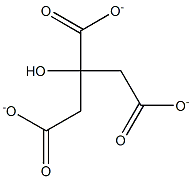 柠檬酸盐, , 结构式