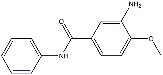 3-氨基-4-甲氧基苯酰替苯胺, , 结构式