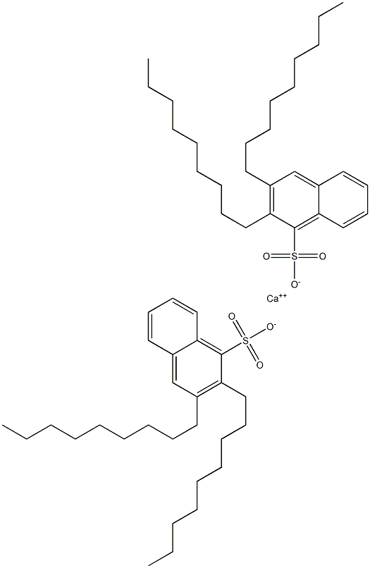 Calcium dinonylnaphthalenesulfonate 化学構造式