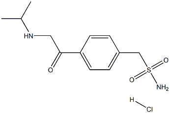 4-(2-异丙胺基乙酰基)苯基甲烷磺酰胺盐酸盐