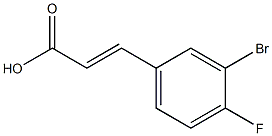 3-溴-4-氟肉桂酸