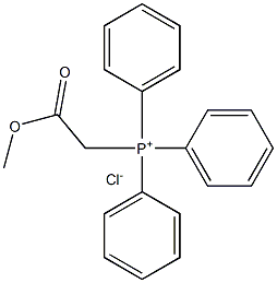 甲氧甲酰基甲基三苯基氯化膦, , 结构式