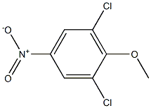 2,6-dichloro-4-nitroanisole Struktur