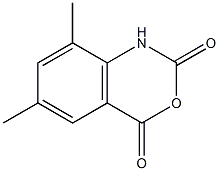 3,5-二甲基靛红酸酐, , 结构式