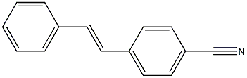 4-对氰基苯乙烯基苯, , 结构式