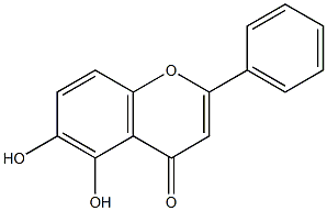 5,6-dihydroxyflavone Struktur