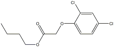 2,4-二氯苯氧基乙酸丁酯 结构式