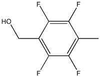 2,3,5,6-tetrafluoro-4-methyl-Benzenemethanol 化学構造式