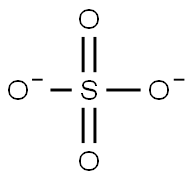 Sulphate standard solution Struktur