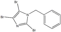 1-苄基-2,4,5-三溴-1H-咪唑,,结构式