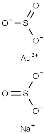 亚硫酸金钠 结构式