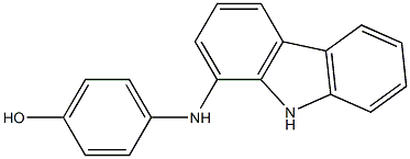 咔唑吲哚酚, , 结构式