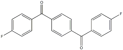 1,4-bis(4-fluorobenzoyl)benzene Structure