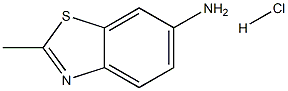 2-methyl-6-aminobenzothiazole hydrochloride Struktur