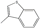 3-methylbenzothiophene 化学構造式