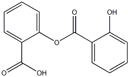 Salicylic acid (o-hydroxybenzoic acid) 化学構造式