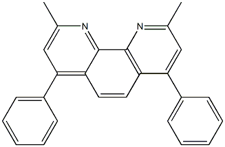 2,9-Dimethyl-4,7-diphenyl-1,10-phenanthroline, , 结构式