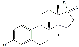 Estradiol-4-ene-17-one 化学構造式