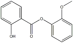 2-METHOXYPHENYL 2-HYDROXYBENZOATE Struktur