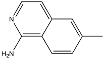 1-Amino-6-methylisoquinolin 化学構造式