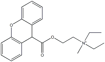 Methanthelinium,,结构式