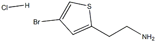 2-(2-AMINOETHYL)-4-BROMOTHIOPHENEHCL 结构式