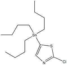 2-CHLORO-5-(TRIBUTYLSTANNYL)THIAZOLE,,结构式